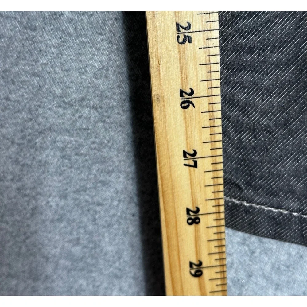 Levis 569 Loose Straight Jean 34x30 (28 ins) Gray Black Denim Wide Leg Skater